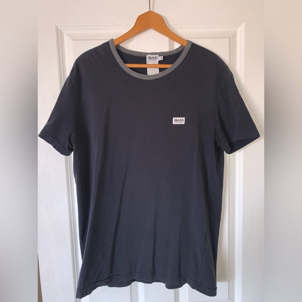 Dolce & Gabbana J&ANS Simple Dark Navy/Black T Shirt - Size Men’s XL